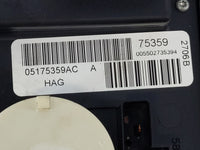 2007 Dodge Grand Caravan Climate Control Module Temperature AC/Heater Replacement P/N:05175359AC Fits Fits 2005 2006 OEM Use