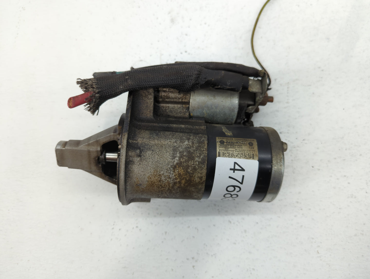 2007 Dodge Magnum Car Starter Motor Solenoid OEM P/N:04801651AA 04608800AD Fits OEM Used Auto Parts - Oemusedautoparts1.com