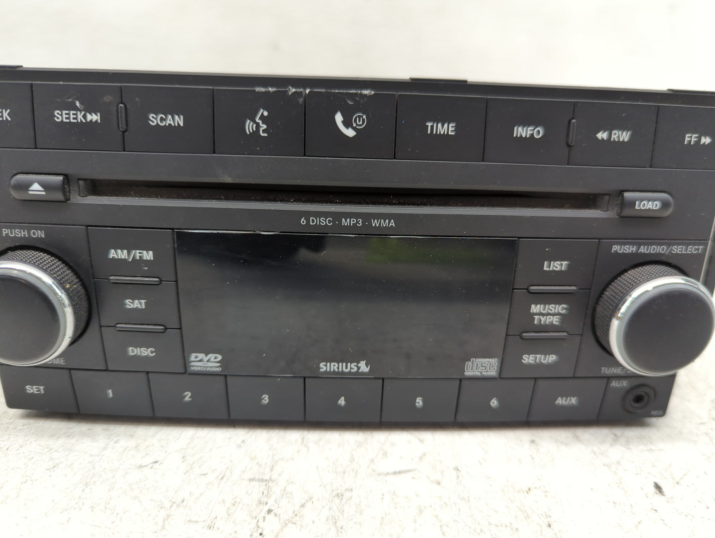 2007 Dodge Nitro Radio AM FM Cd Player Receiver Replacement Fits OEM Used Auto Parts - Oemusedautoparts1.com