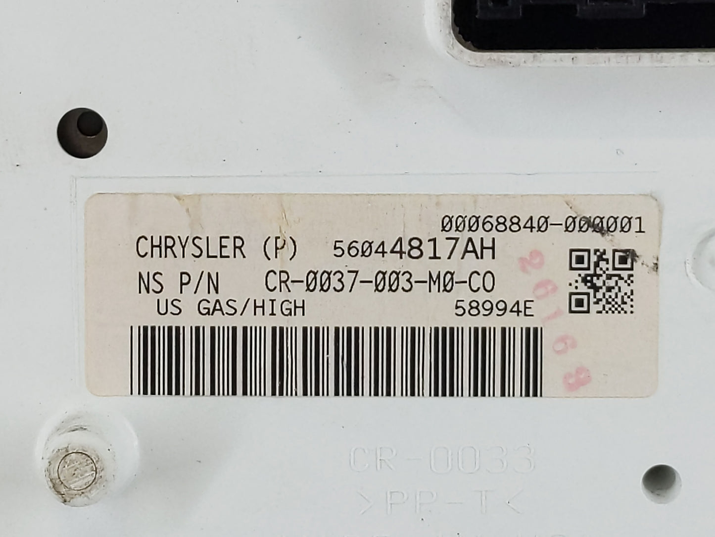 2007 Dodge Nitro Instrument Cluster Speedometer Gauges P/N:56044817AH Fits OEM Used Auto Parts - Oemusedautoparts1.com
