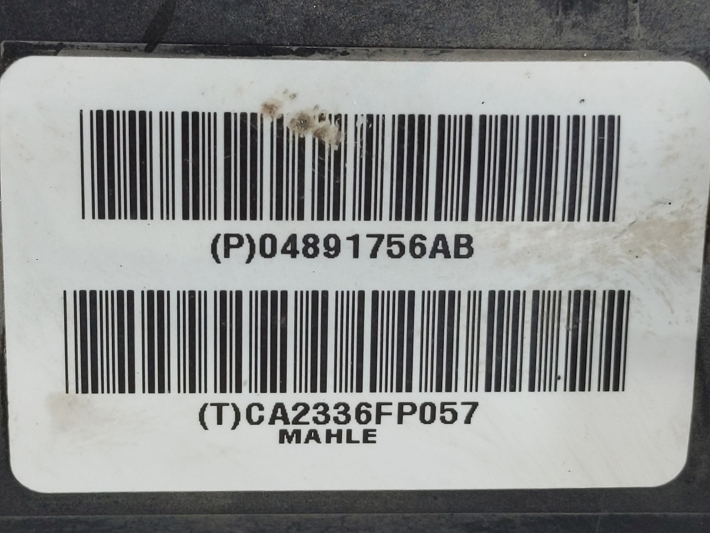 2007 Dodge Nitro Fuel Vapor Charcoal Canister 1117536 - Oemusedautoparts1.com