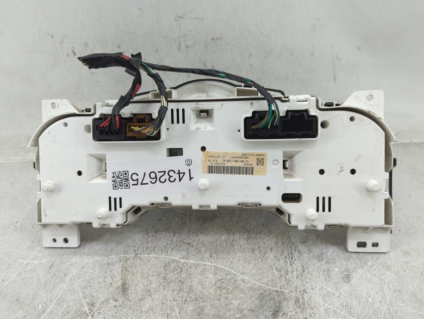 2007 Dodge Nitro Instrument Cluster Speedometer Gauges P/N:56044993AH Fits OEM Used Auto Parts - Oemusedautoparts1.com