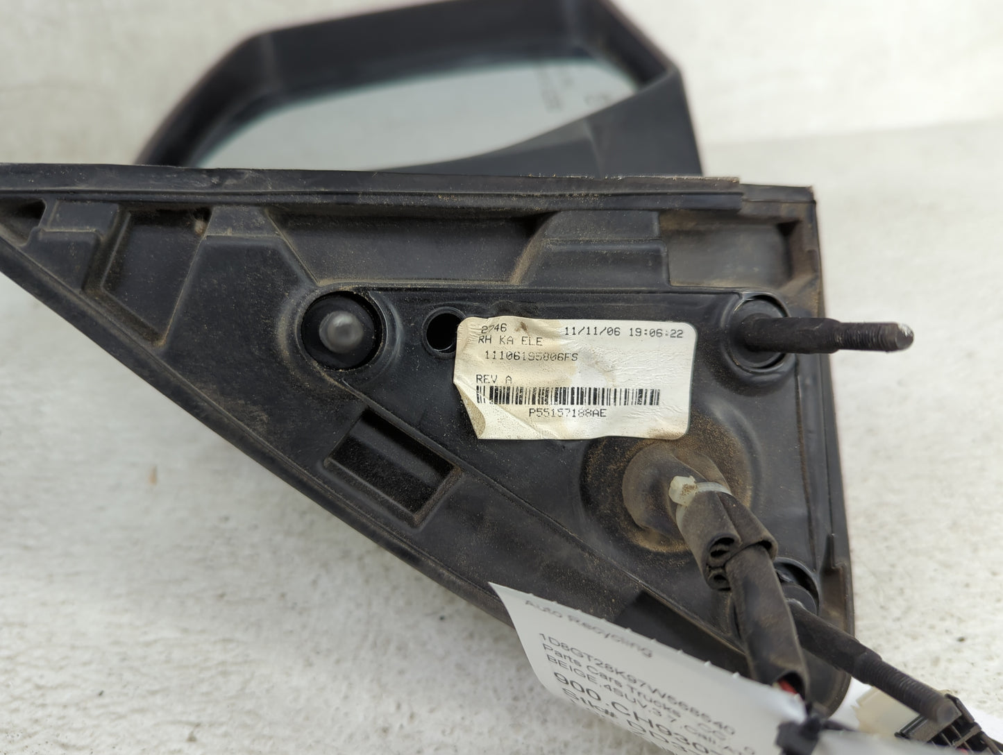 2007 Dodge Nitro Passenger Side View Mirror - Right Door Mirror OEM Used - Oemusedautoparts1.com