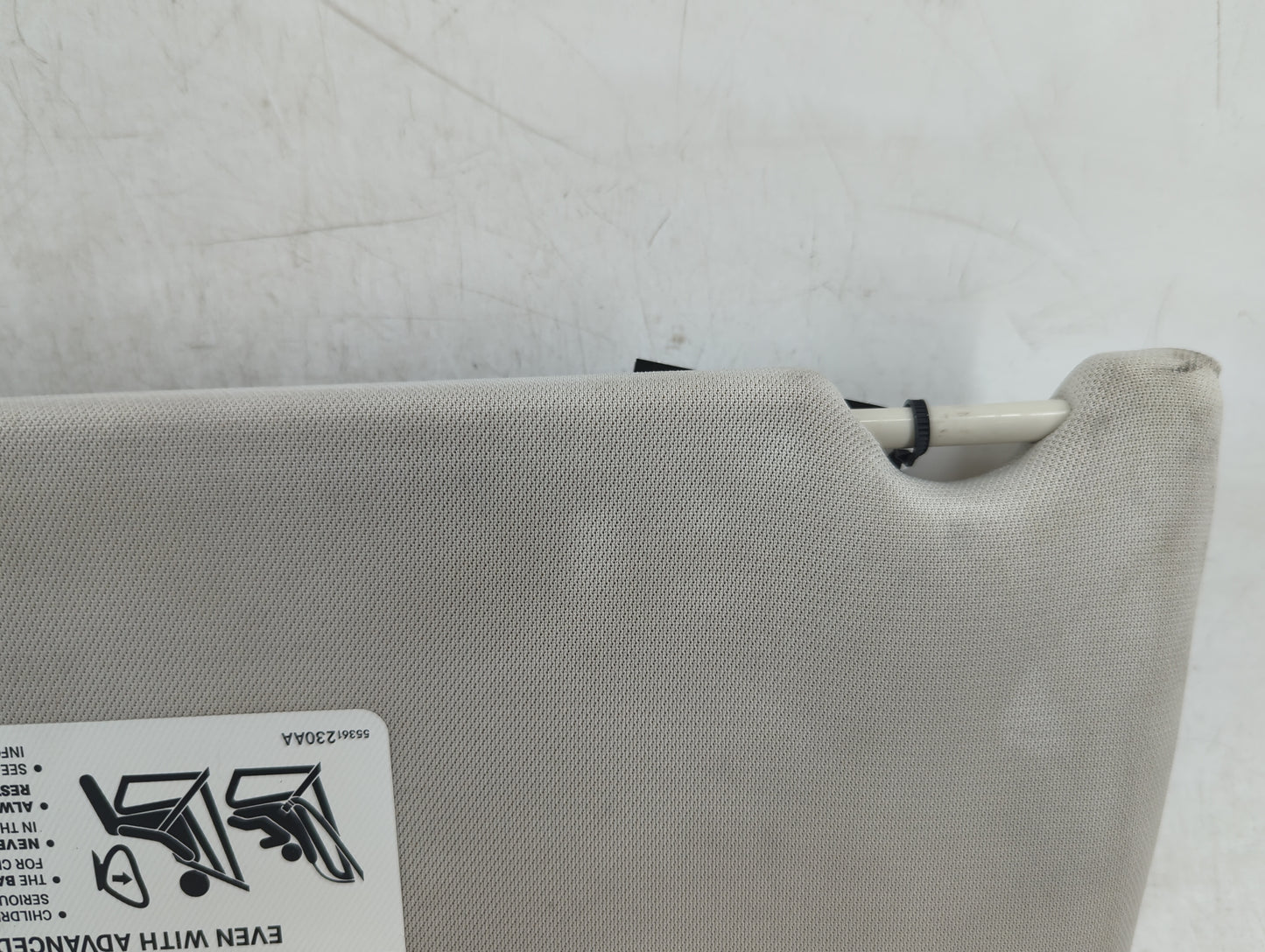 2007-2011 Dodge Nitro Sun Visor Shade Replacement Passenger Right Mirror Fits Fits 2007 2008 2009 2010 2011 OEM Used Auto Pa