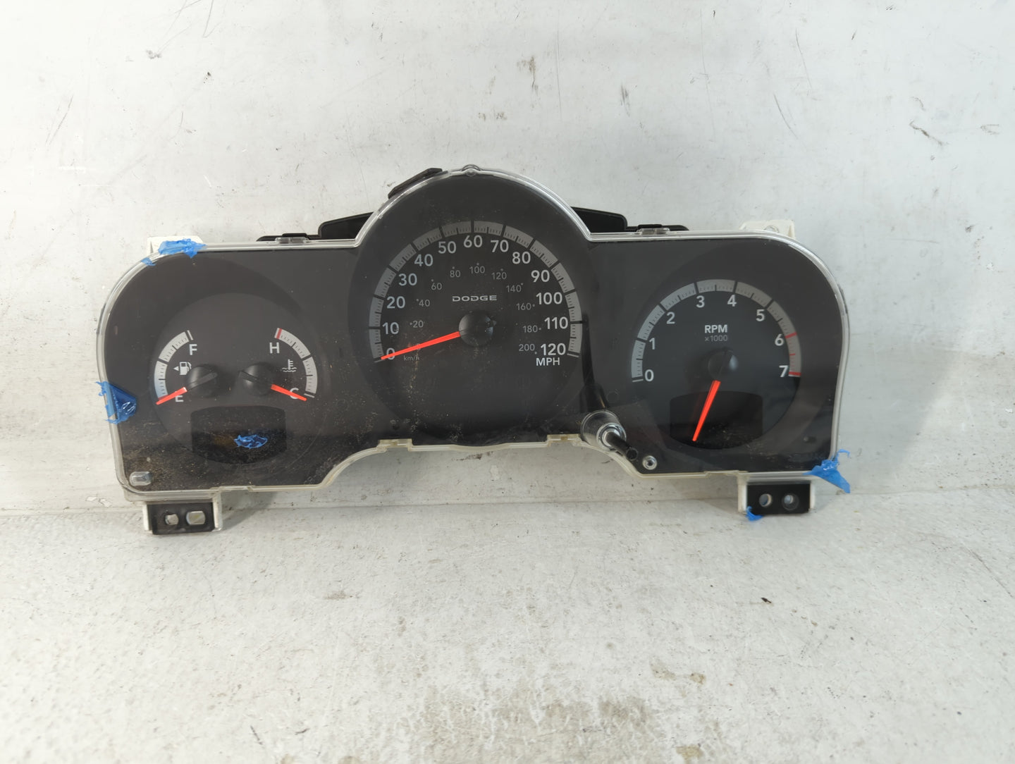 2007 Dodge Nitro Instrument Cluster Speedometer Gauges P/N:56044817AI 56044815AH, 56044817AH Miles: Fits OEM Used Auto Parts