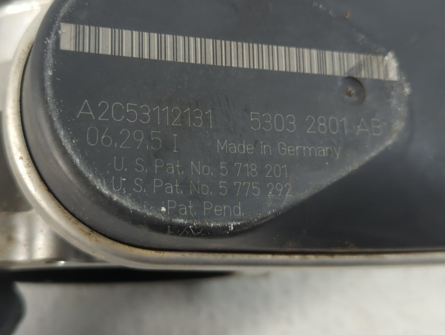 2005-2010 Dodge Ram 1500 Throttle Body P/N:5 775 292 5 718 201 Fits Fits 2005 2006 2007 2008 2009 2010 2011 2012 OEM Used Au