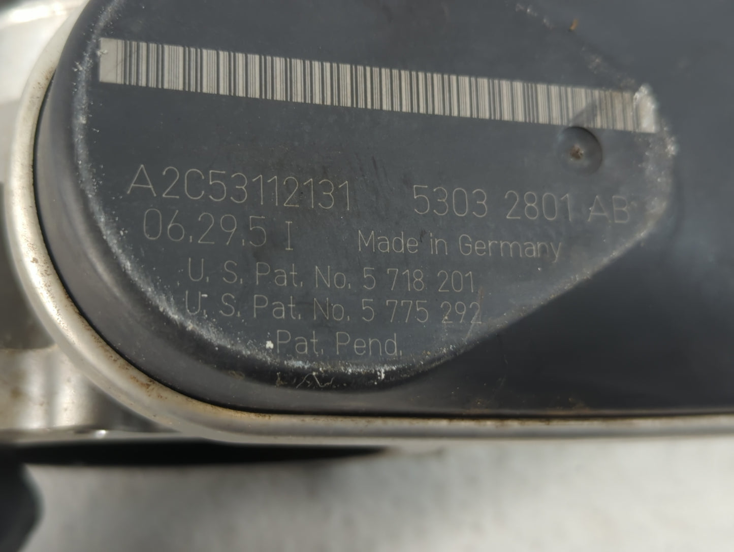 2005-2010 Dodge Ram 1500 Throttle Body P/N:5 775 292 5 718 201 Fits Fits 2005 2006 2007 2008 2009 2010 2011 2012 OEM Used Au
