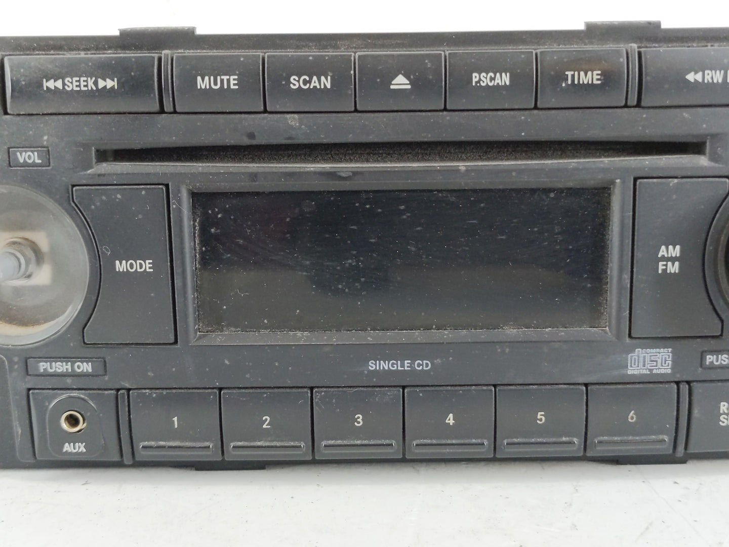 2006-2008 Dodge Ram 1500 Radio AM FM Cd Player Receiver Replacement P/N:P05064173AH Fits Fits 2004 2005 2006 2007 2008 2009 