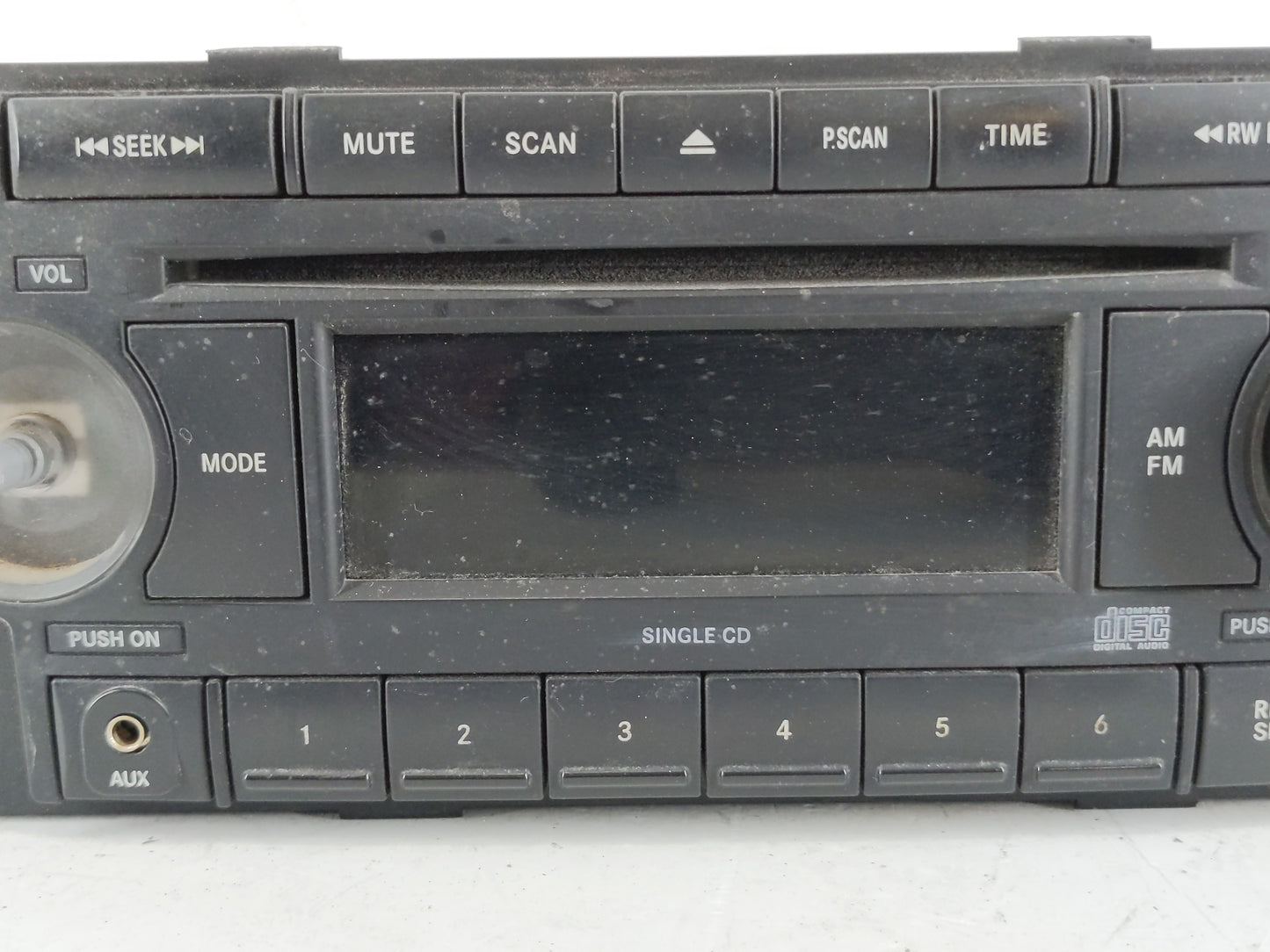2006-2008 Dodge Ram 1500 Radio AM FM Cd Player Receiver Replacement P/N:P05064173AH Fits Fits 2004 2005 2006 2007 2008 2009 