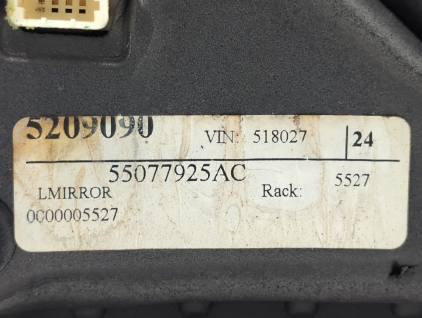 2002-2008 Dodge Ram 1500 Side Mirror Replacement Driver Left View Door Mirror P/N:55077925AC Fits OEM Used Auto Parts - Oemu