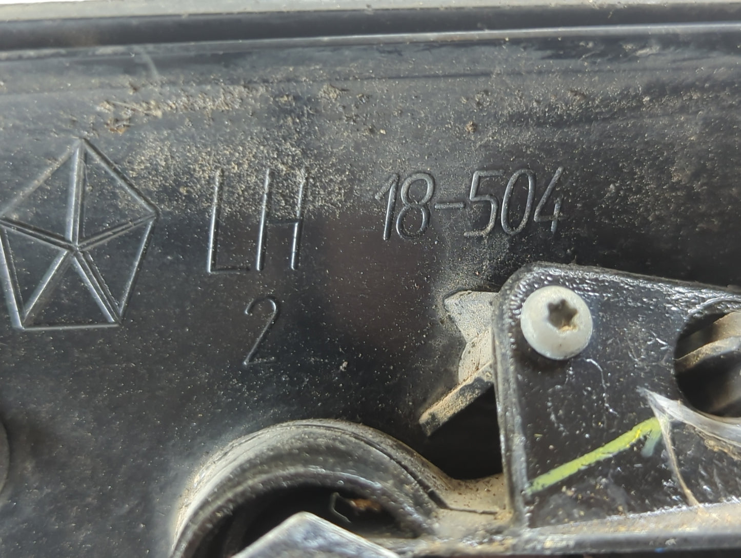 2002-2008 Dodge Ram 1500 Driver Left Side View Manual Door Mirror Black - Oemusedautoparts1.com