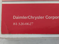 2007 Dodge Ram 1500 Owners Manual Book Guide P/N:81-326-0627 OEM Used Auto Parts - Oemusedautoparts1.com