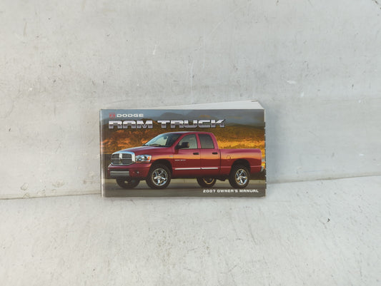 2007 Dodge Ram 1500 Owners Manual Book Guide OEM Used Auto Parts - Oemusedautoparts1.com
