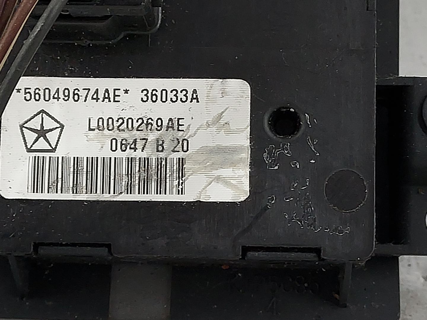2007 Dodge Ram 3500 Traction Control Module 56049674ae|l0020269ae - Oemusedautoparts1.com