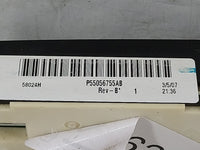 2006-2007 Dodge Ram 1500 Climate Control Module Temperature AC/Heater Replacement P/N:P55056755AB 58024H Fits Fits 2006 2007