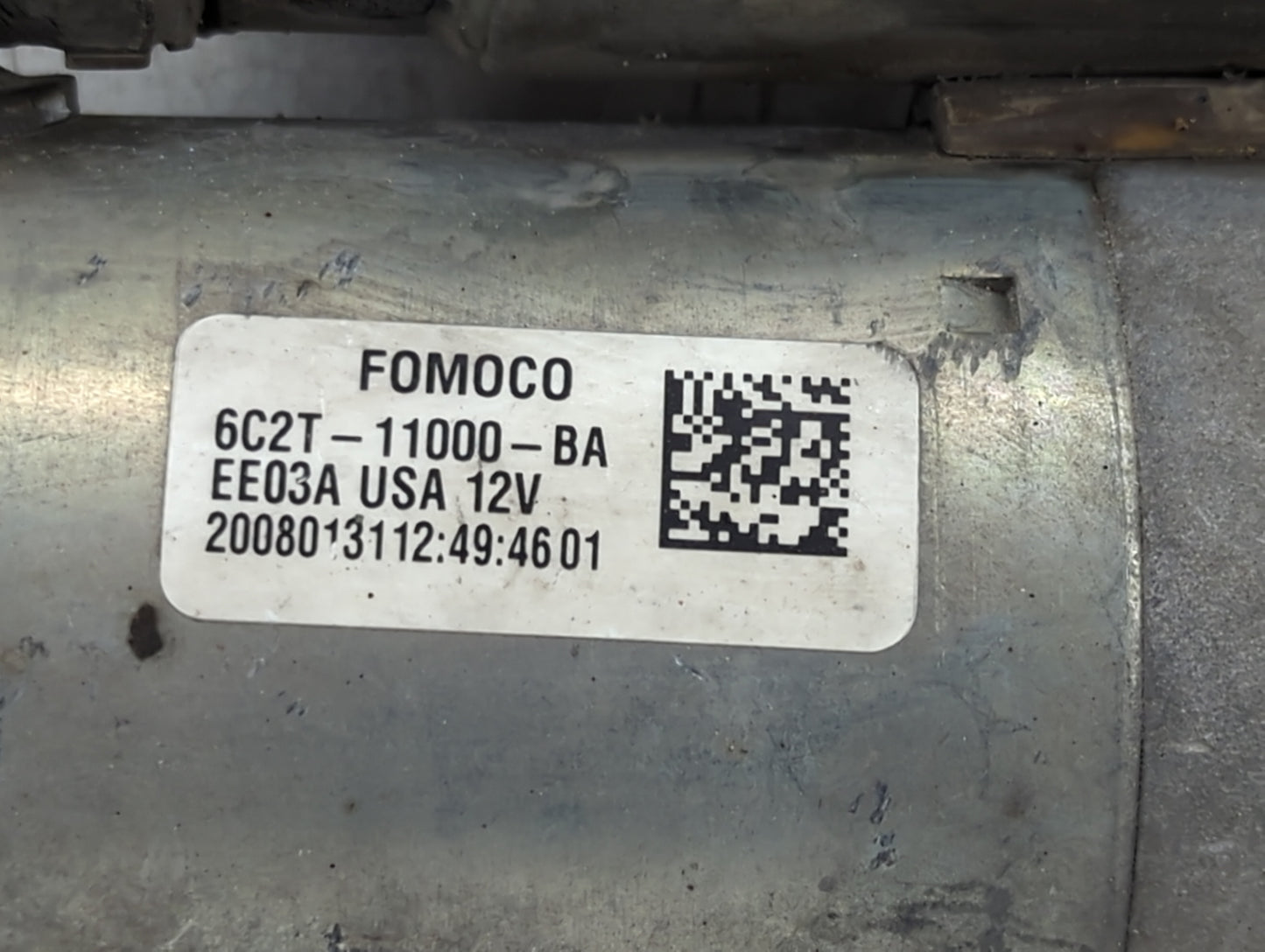 2002-2013 Ford E-250 Car Starter Motor Solenoid OEM P/N:6C2T-11000-BA Fits OEM Used Auto Parts - Oemusedautoparts1.com