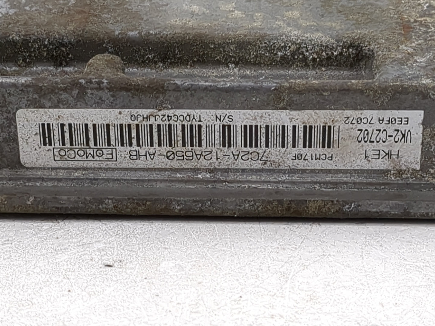 2007 Ford E250 PCM Engine Control Computer ECU ECM PCU OEM P/N:7C2A-12A650-AHB PCM170F, VK2-C2702, HKE1 Fits OEM Used Auto P