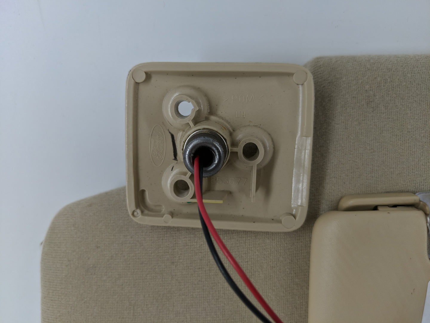 2007-2010 Ford Edge Sun Visor Shade Replacement Driver Left Mirror Fits Fits 2007 2008 2009 2010 OEM Used Auto Parts - Oemus