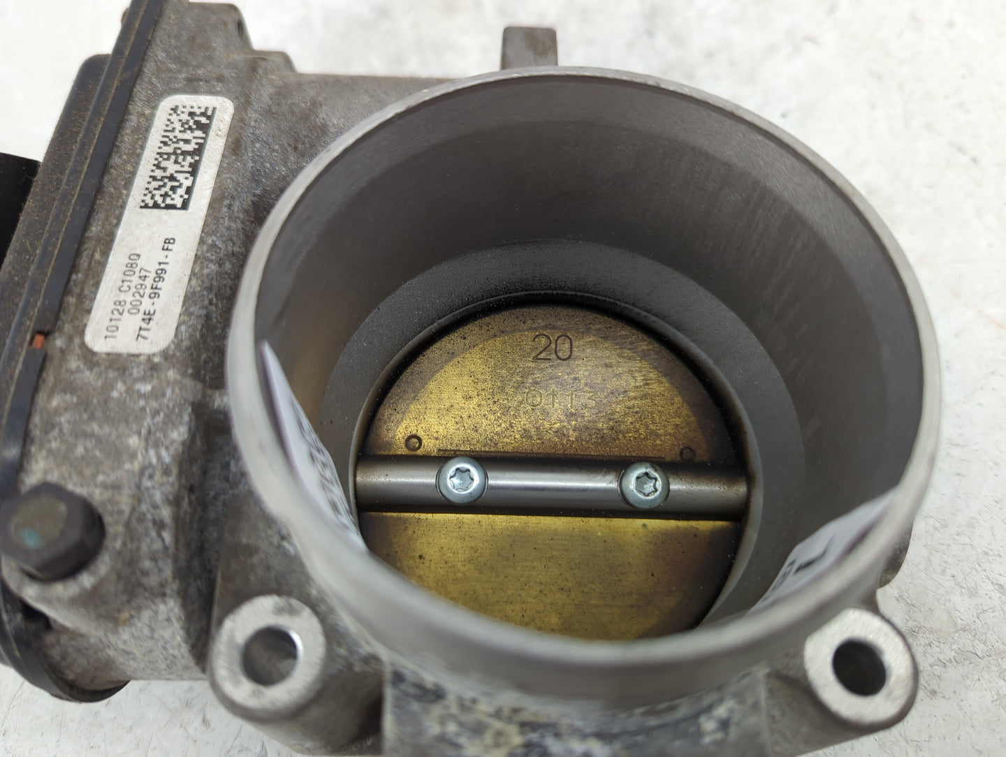 2007-2010 Ford Edge Throttle Body P/N:7T4E-9F991-FB Fits Fits 2007 2008 2009 2010 2011 2012 2013 2014 OEM Used Auto Parts - 