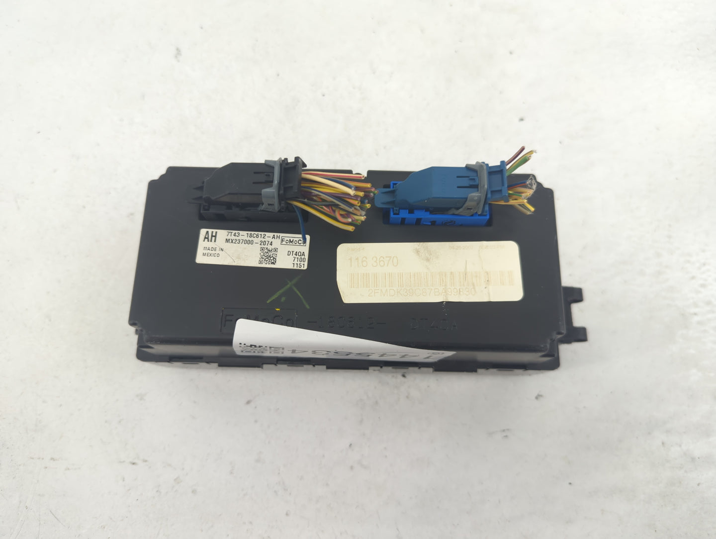 2007-2010 Ford Edge Climate Control Module Temperature AC/Heater Replacement P/N:7T43-18C612-AH MX237000-2074 Fits OEM Used 