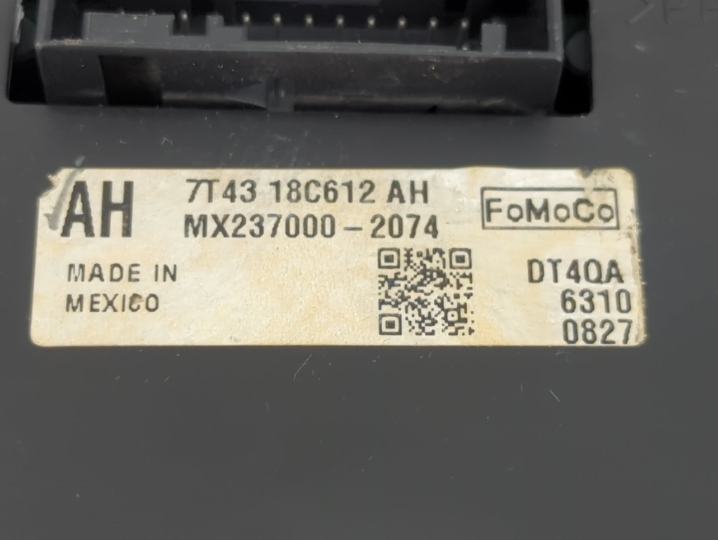 2007-2010 Ford Edge Climate Control Module Temperature AC/Heater Replacement P/N:7T43 18C612 AH MX237000-2074 Fits OEM Used 