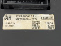 2007-2010 Ford Edge Climate Control Module Temperature AC/Heater Replacement P/N:7T43 18C612 AH MX237000-2074 Fits OEM Used 