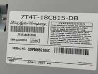 2007 Ford Edge Radio AM FM Cd Player Receiver Replacement P/N:7T4T-18C815-DB 7T4T18C815DB, DEH-G2467ZFS5, GDPI008918UC Fits 