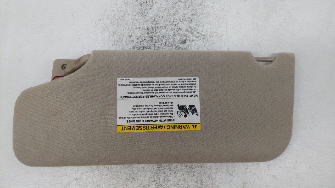 2007-2010 Ford Edge Sun Visor Shade Replacement Passenger Right Mirror Fits Fits 2007 2008 2009 2010 OEM Used Auto Parts - O