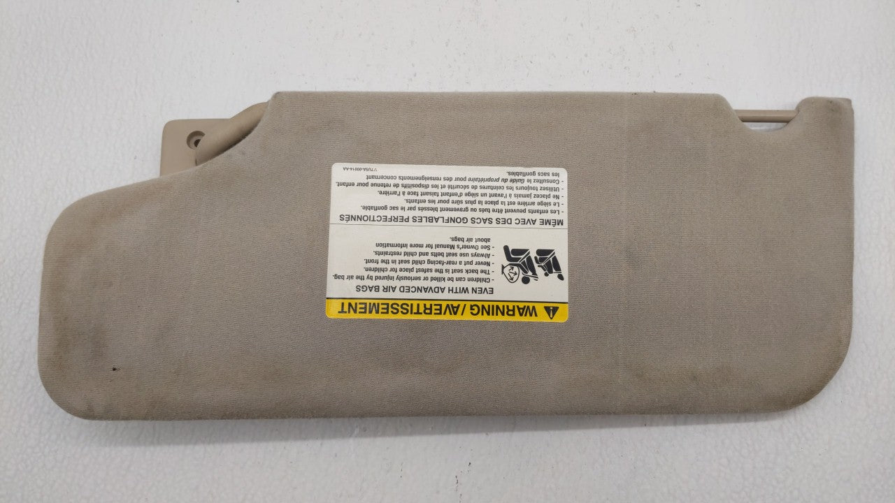 2007-2010 Ford Edge Sun Visor Shade Replacement Passenger Right Mirror Fits Fits 2007 2008 2009 2010 OEM Used Auto Parts - O