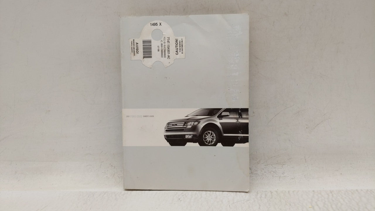 2007 Ford Edge Owners Manual Book Guide OEM Used Auto Parts - Oemusedautoparts1.com