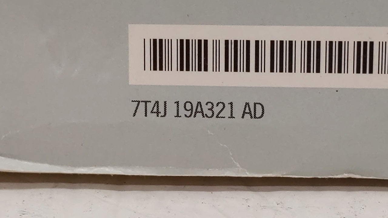 2007 Ford Edge Owners Manual Book Guide OEM Used Auto Parts - Oemusedautoparts1.com