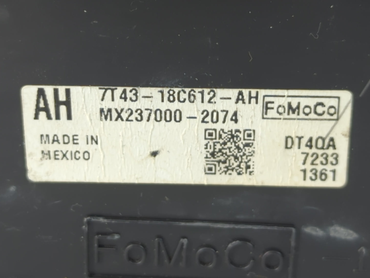 2007-2010 Ford Edge Climate Control Module Temperature AC/Heater Replacement Fits Fits 2007 2008 2009 2010 OEM Used Auto Par
