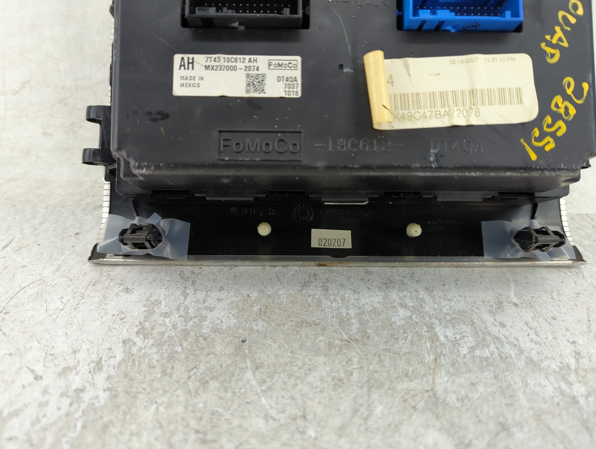 2007-2010 Ford Edge Climate Control Module Temperature AC/Heater Replacement P/N:7T43-18C612-AH Fits Fits 2007 2008 2009 201