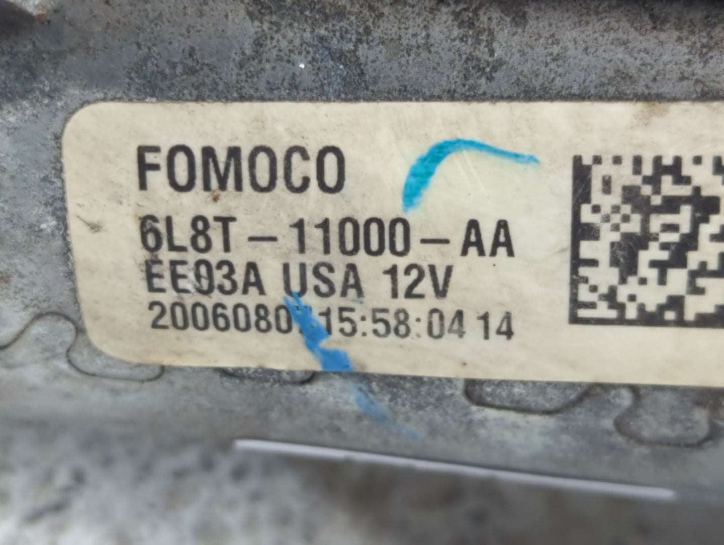 2005-2011 Ford Escape Car Starter Motor Solenoid OEM P/N:6L8T-11000-AA Fits Fits 2005 2006 2007 2008 2009 2010 2011 OEM Used