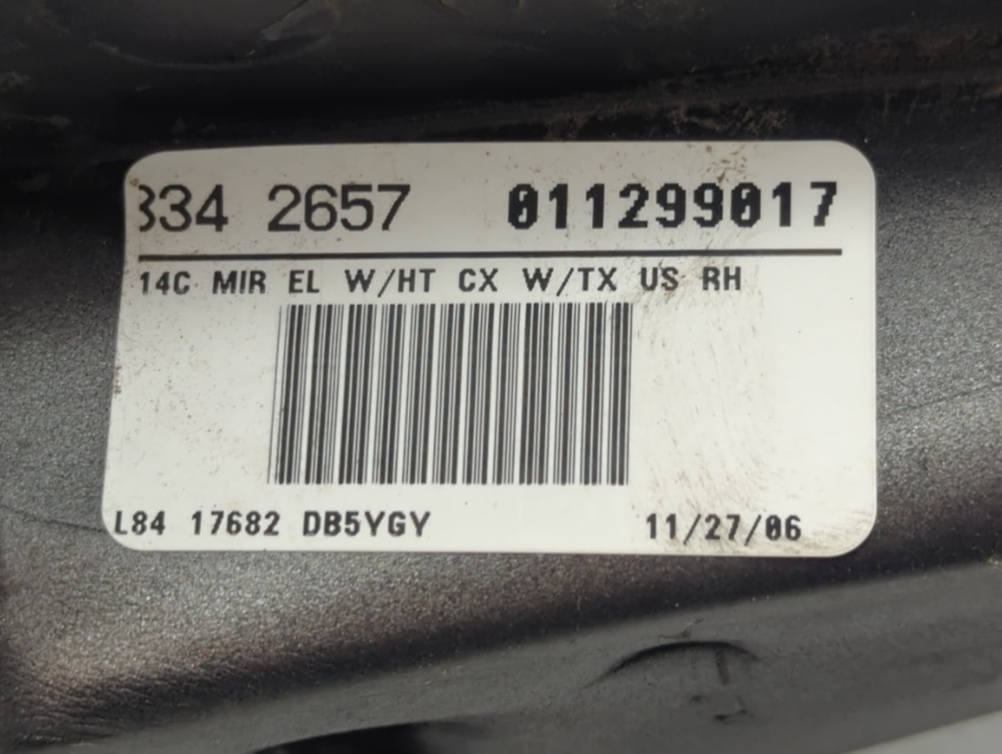 2003-2007 Ford Escape Side Mirror Replacement Passenger Right View Door Mirror Fits Fits 2003 2004 2005 2006 2007 OEM Used A