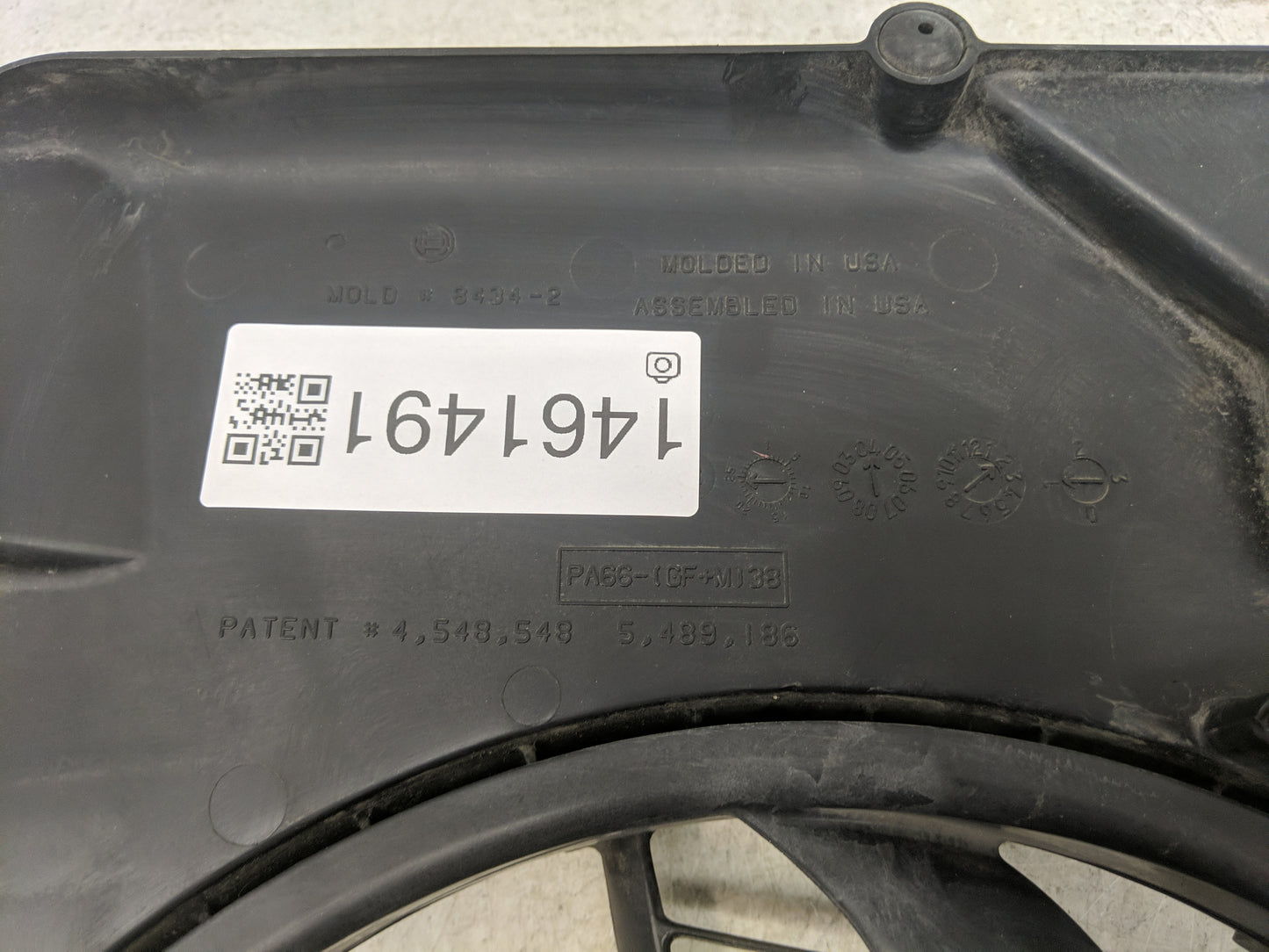 2005-2007 Ford Escape Electric Radiator Cooling Fan Motor Assembly 1461491 - Oemusedautoparts1.com