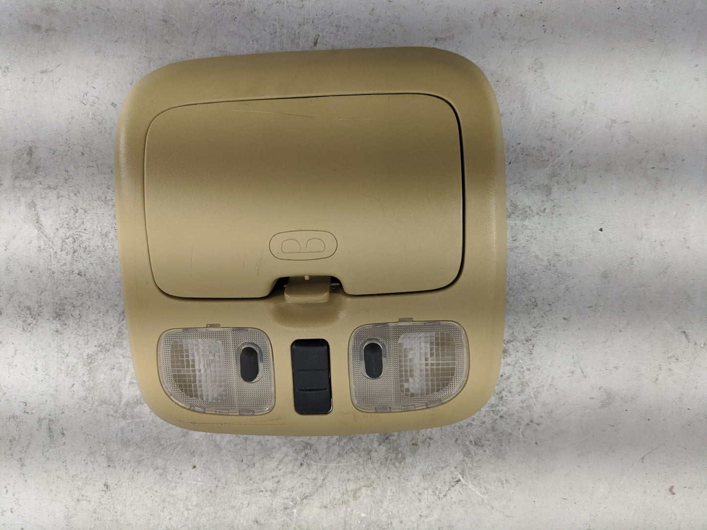 2007 Ford Escape Overhead Roof Console Tan - Oemusedautoparts1.com