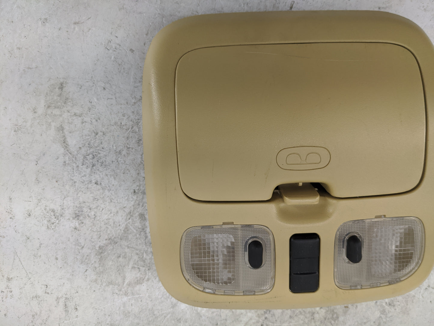 2007 Ford Escape Overhead Roof Console Tan - Oemusedautoparts1.com