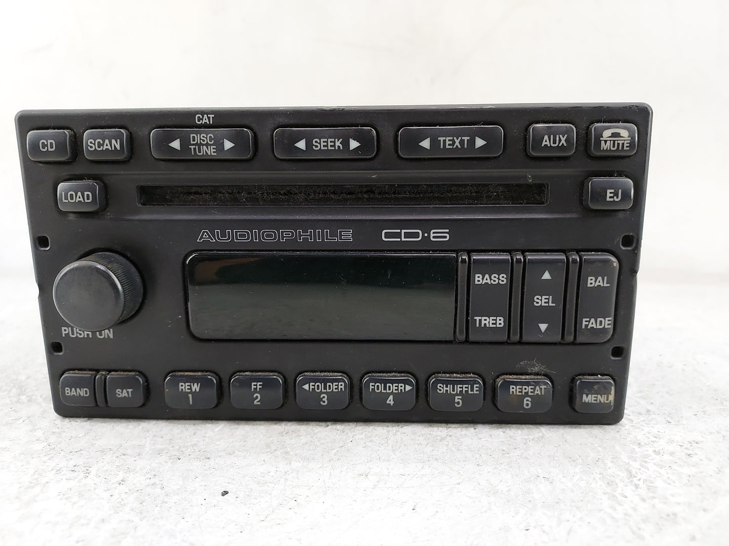 2005-2007 Ford Escape Radio AM FM Cd Player Receiver Replacement P/N:6L8T-18C815-FD 2YH0082848 Fits Fits 2005 2006 2007 OEM 