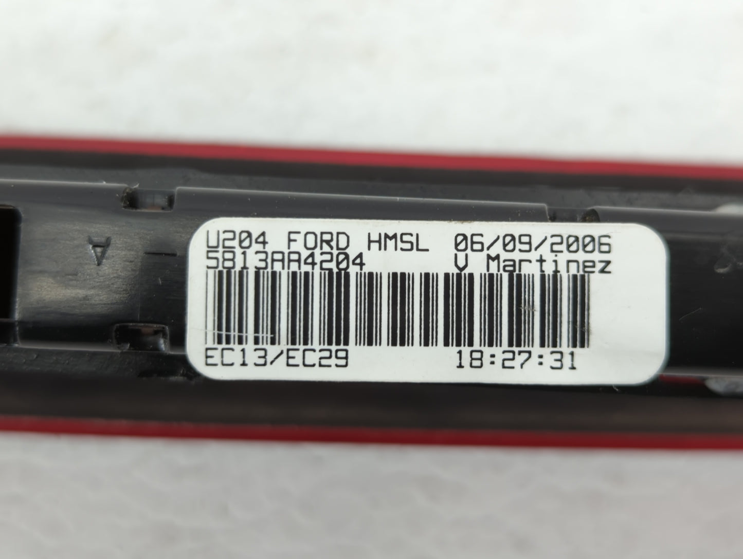 2007 Ford Escape High Mounted Stop Third Brake Light Lamp - Oemusedautoparts1.com