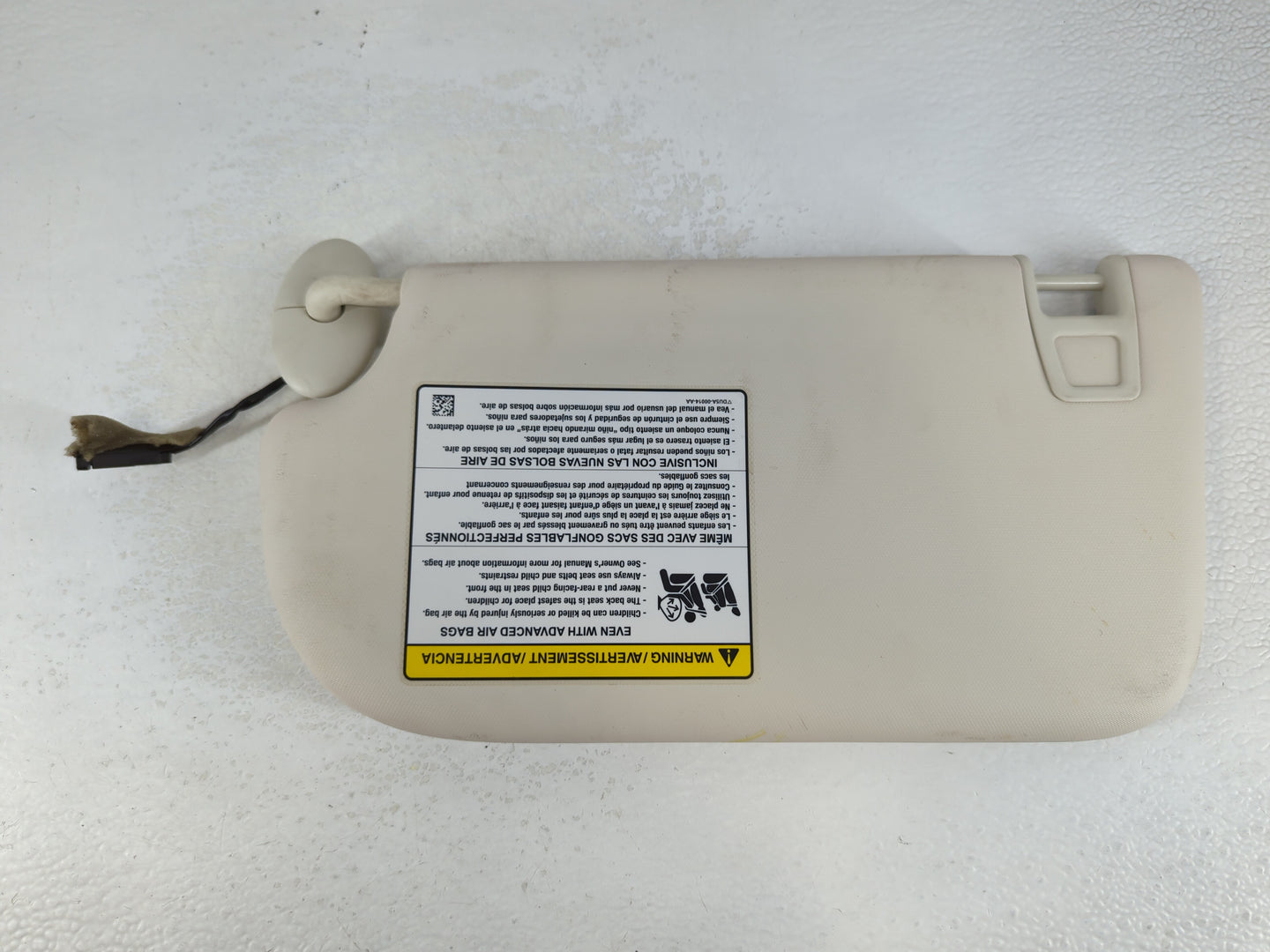 2013-2019 Ford Escape Sun Visor Shade Replacement Passenger Right Mirror Fits Fits 2013 2014 2015 2016 2017 2018 2019 OEM Us