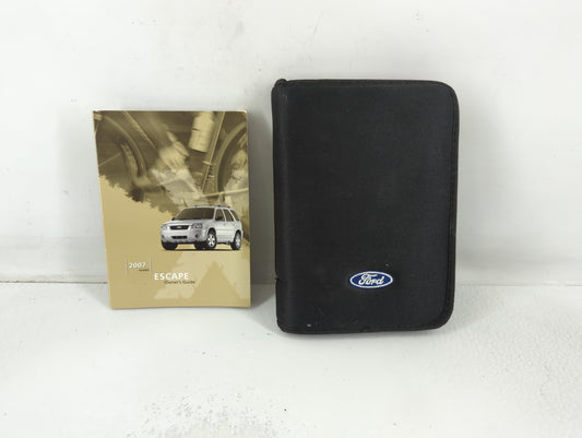 2007 Ford Escape Owners Manual Book Guide P/N:7L8J-19A321-AA OEM Used Auto Parts - Oemusedautoparts1.com