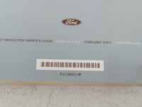 2007 Ford Expedition Owners Manual Book Guide P/N:7L1J 19A321 AB OEM Used Auto Parts - Oemusedautoparts1.com