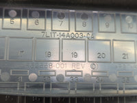 2007-2008 Ford Expedition Fusebox Fuse Box Panel Relay Module P/N:7L1T-14A003-CA Fits Fits 2007 2008 OEM Used Auto Parts - O