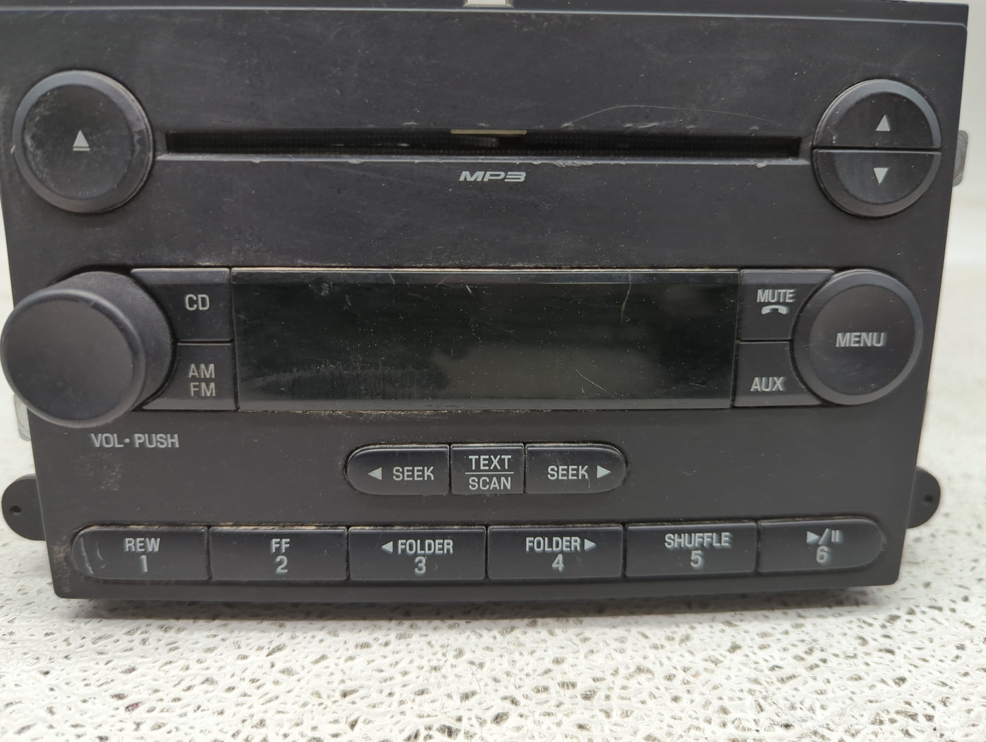 2007 Ford Expedition Radio AM FM Cd Player Receiver Replacement P/N:7L1T-18C869-EA Fits OEM Used Auto Parts - Oemusedautopar