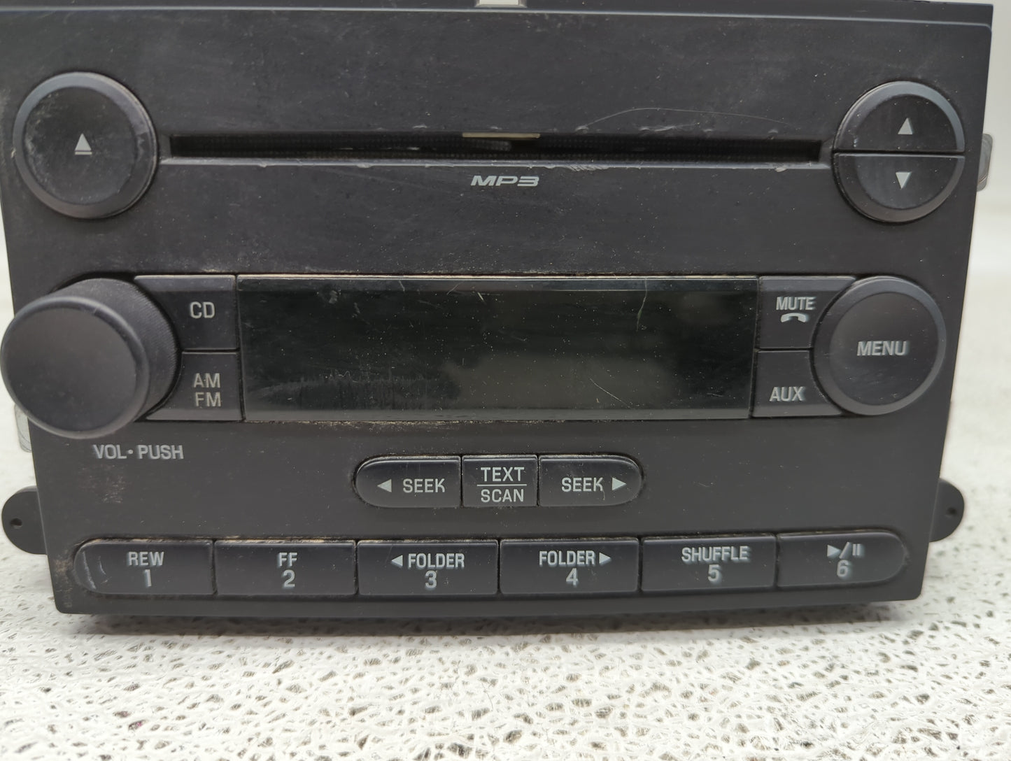 2007 Ford Expedition Radio AM FM Cd Player Receiver Replacement P/N:7L1T-18C869-EA Fits OEM Used Auto Parts - Oemusedautopar