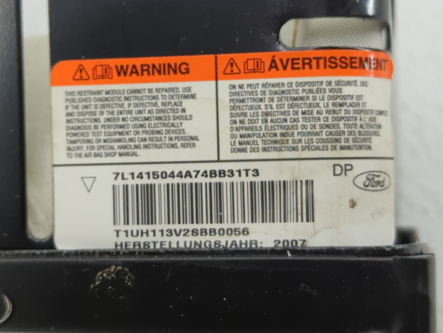 2007-2014 Ford Expedition Air Bag Driver Left Steering Wheel Mounted - Oemusedautoparts1.com