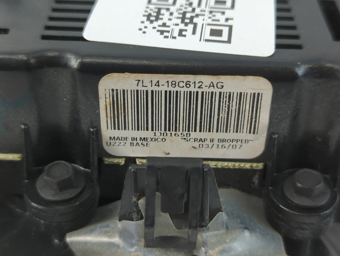 2007 Ford Expedition Climate Control Module Temperature AC/Heater Replacement P/N:7L14-18C612-AG Fits OEM Used Auto Parts - 
