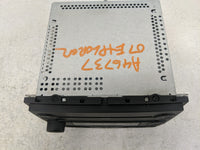 2007 Ford Explorer Radio AM FM Cd Player Receiver Replacement P/N:7L2T-18C869-AC Fits OEM Used Auto Parts - Oemusedautoparts
