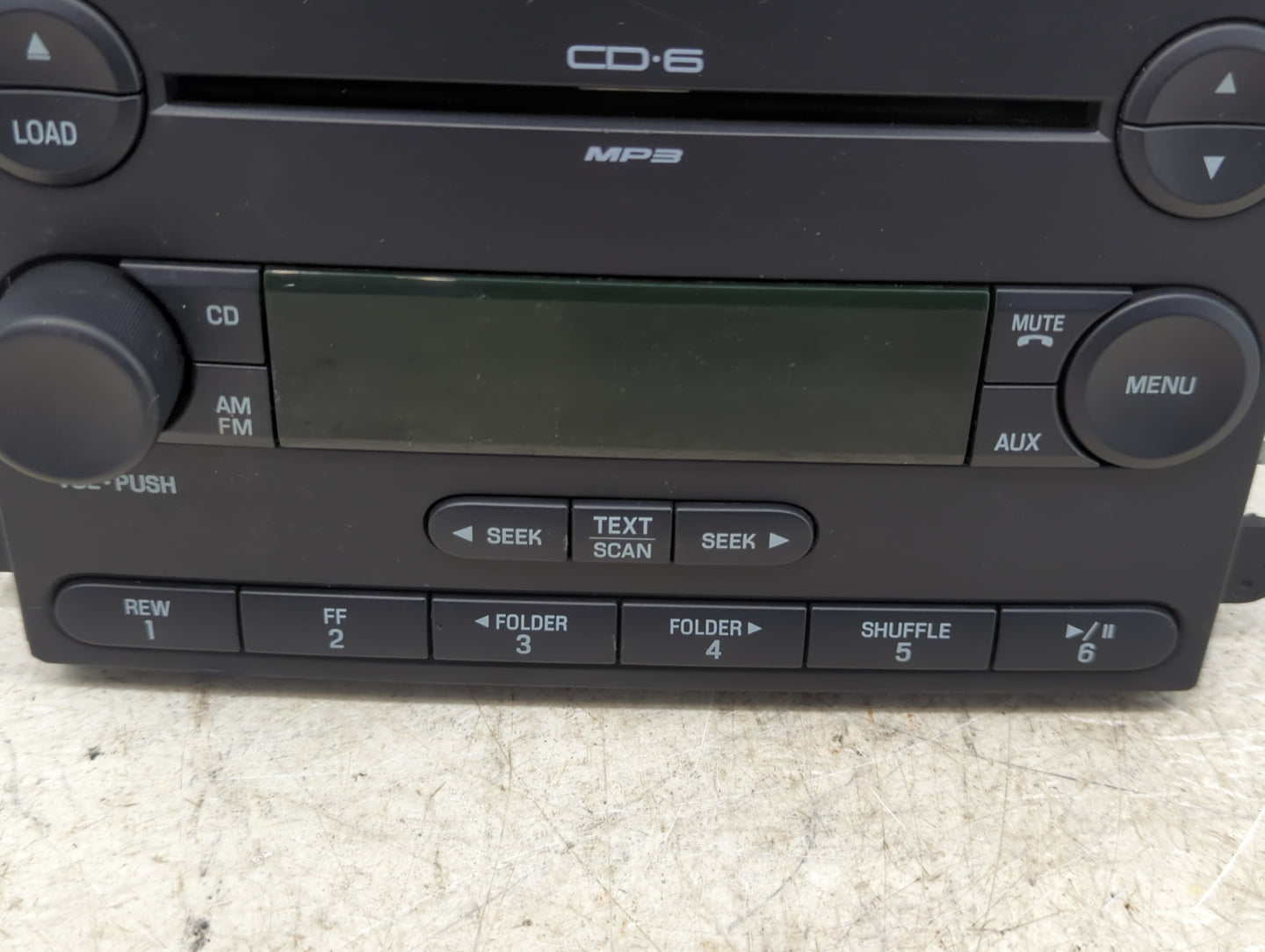 2007 Ford Explorer Radio AM FM Cd Player Receiver Replacement P/N:7L2T-18C815-BE Fits OEM Used Auto Parts - Oemusedautoparts